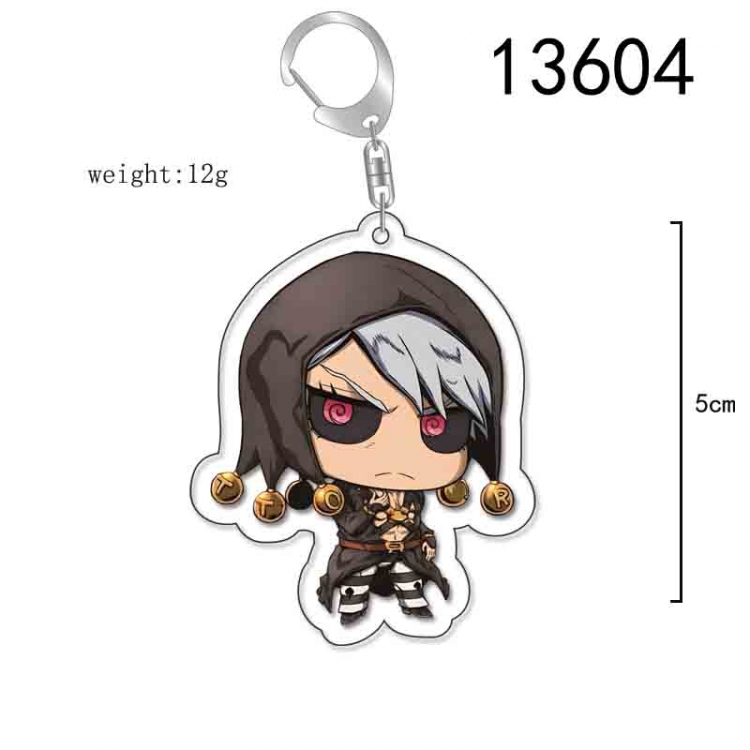 JoJos Bizarre Adventure Anime Acrylic Keychain Charm price for 5 pcs 13604