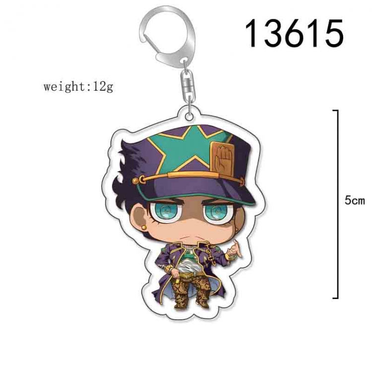 JoJos Bizarre Adventure Anime Acrylic Keychain Charm price for 5 pcs 13615