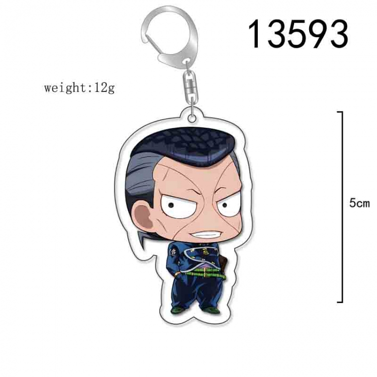 JoJos Bizarre Adventure Anime Acrylic Keychain Charm price for 5 pcs 13593