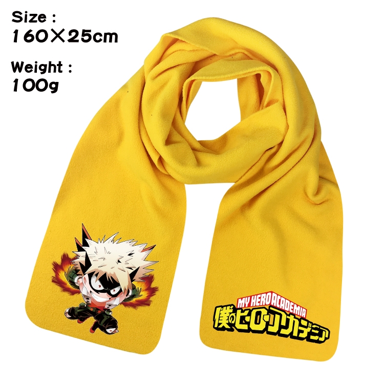 My Hero Academia Anime fleece scarf bib 160X25CM 