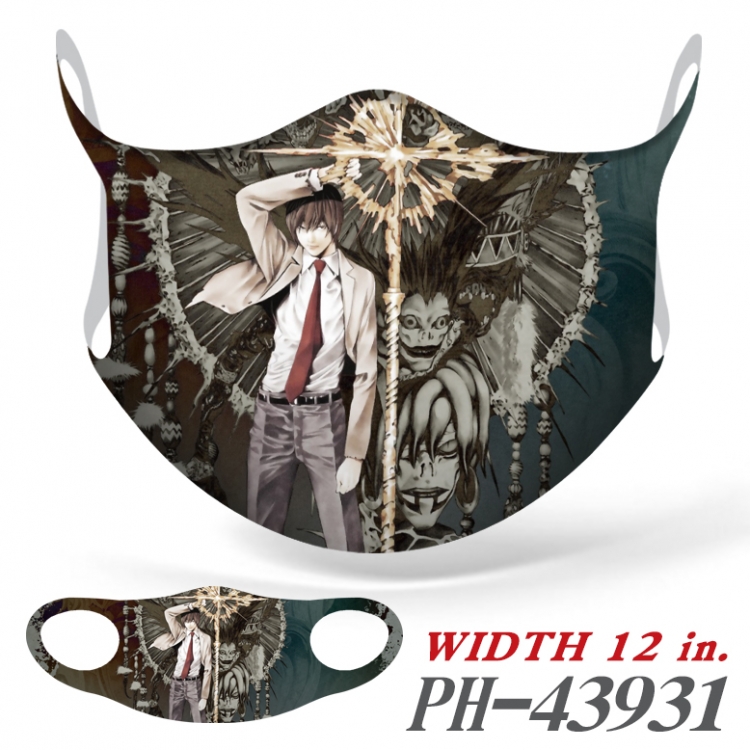 Death note Full color Ice silk seamless Mask price for 5 pcs PH-43931A