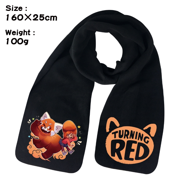 Turning Red  Anime fleece scarf bib 160X25CM 