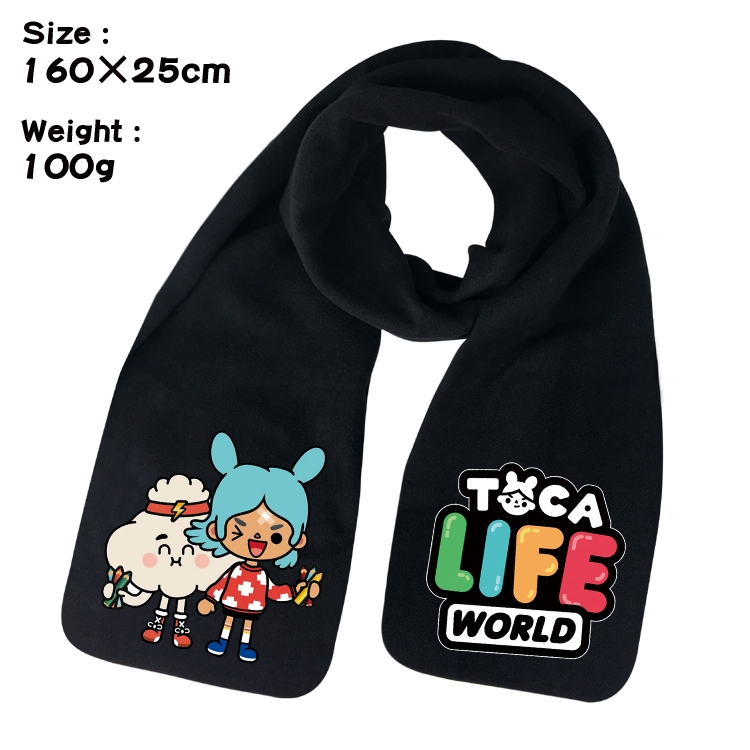 toca life world Anime fleece scarf bib 160X25CM 