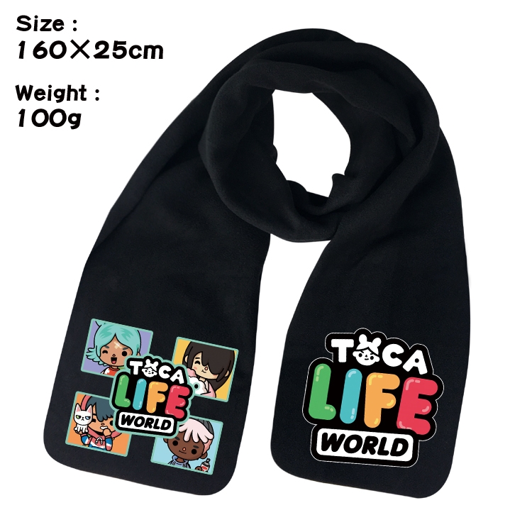 toca life world Anime fleece scarf bib 160X25CM 