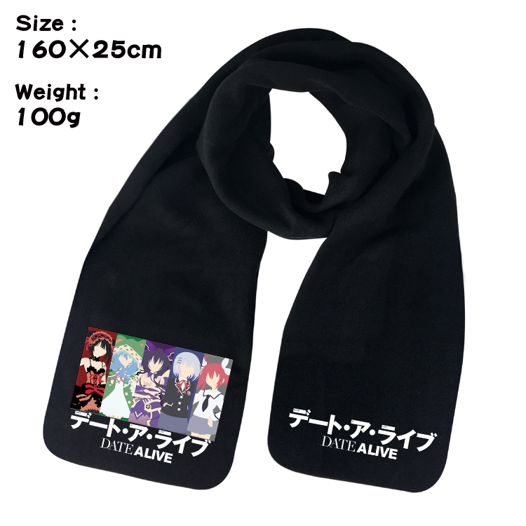 Date-A-Live Anime fleece scarf bib 160X25CM 