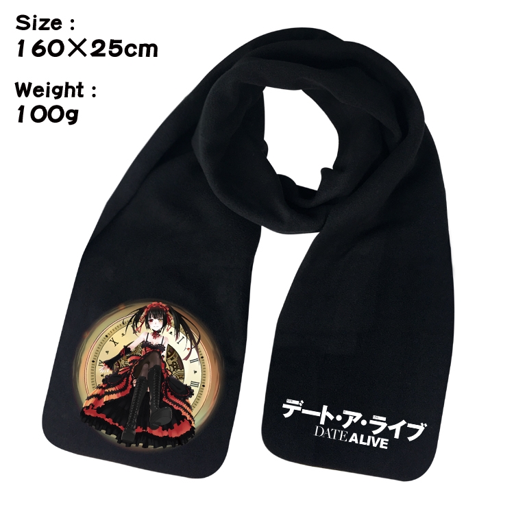 Date-A-Live Anime fleece scarf bib 160X25CM 