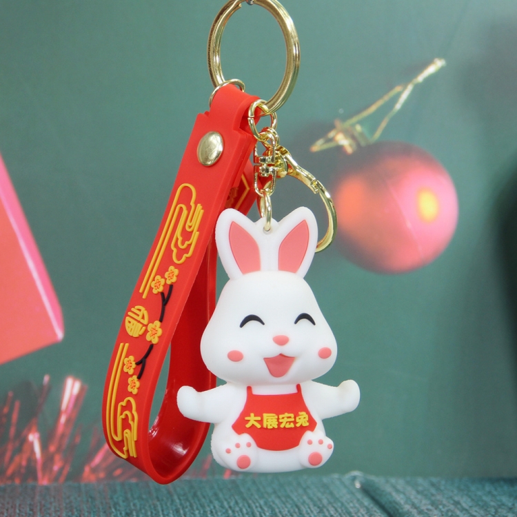 rabbit Cartoon doll key chain pendant price for 5 pcs