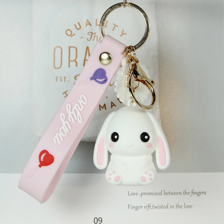 rabbit Cartoon doll key chain pendant price for 5 pcs