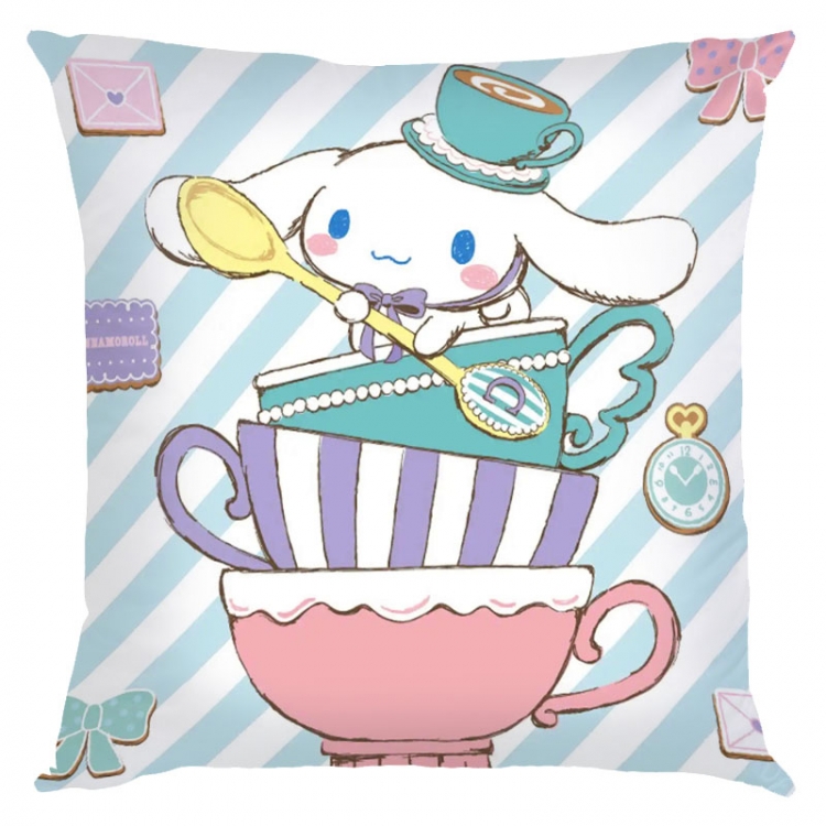Cinnamoroll Cartoon square full-color pillow cushion 45X45CM NO FILLING Z3-16