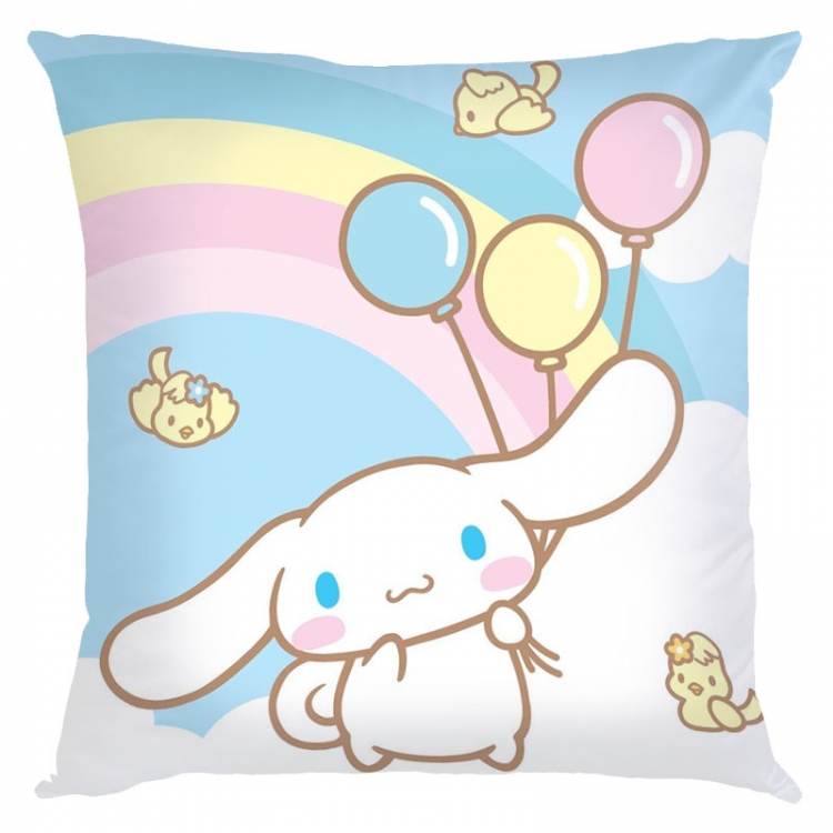 Cinnamoroll Cartoon square full-color pillow cushion 45X45CM NO FILLING  Z3-22