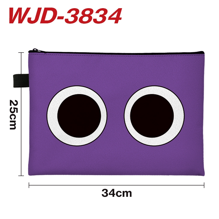Rainbow friends Anime Full Color A4 Document Bag 34x25cm  WJD-3834