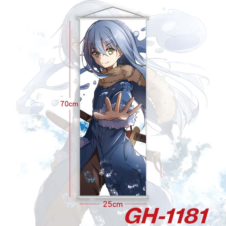 That Time I Got Slim Plastic Rod Cloth Small Hanging Canvas Painting Wall Scroll 25x70cm price for 5 pcs