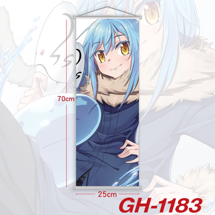 That Time I Got Slim Plastic Rod Cloth Small Hanging Canvas Painting Wall Scroll 25x70cm price for 5 pcs