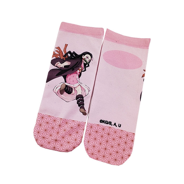 Demon Slayer Kimets College Style  Short Sneakers Fashion Socks price for 10 pcs
