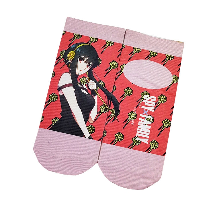 SPY×FAMILY  College Style  Short Sneakers Fashion Socks price for 10 pcs