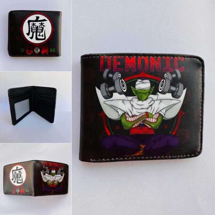 DRAGON BALL Full color  Two fold short card case wallet 11X9.5CM