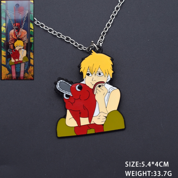 Chainsaw man Animation cartoon metal necklace pendant