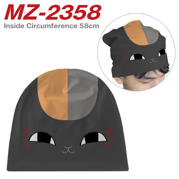 Natsume_Yuujintyou Anime flannel full color hat cosplay men's and women's knitted hats 58cm  MZ-2358
