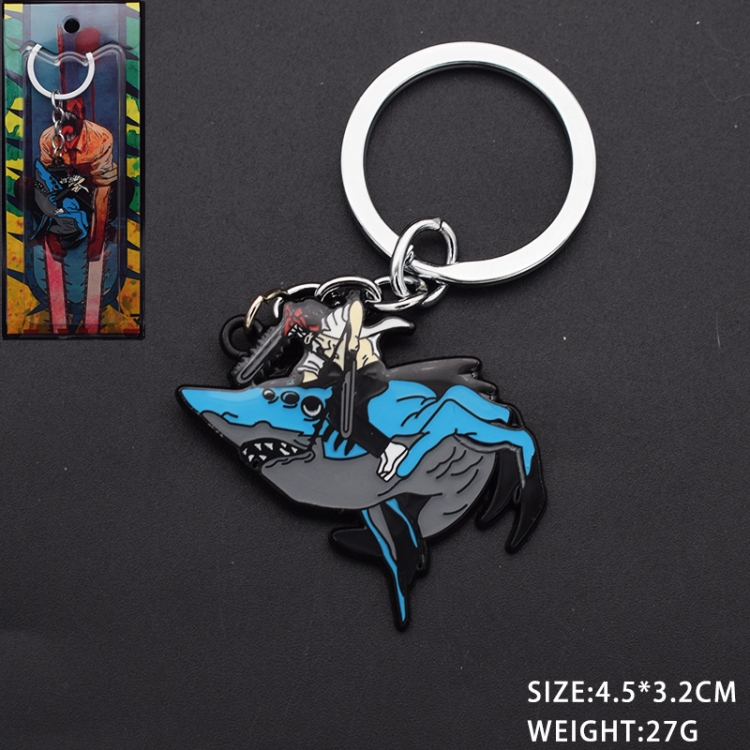 Chainsaw man Animation metal key chain pendant