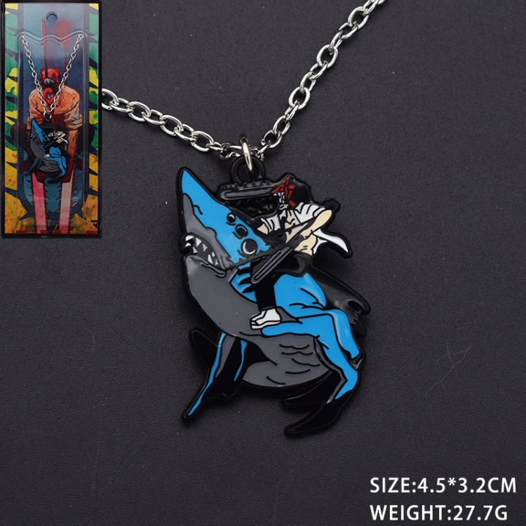 Chainsaw man  Animation cartoon metal necklace pendant