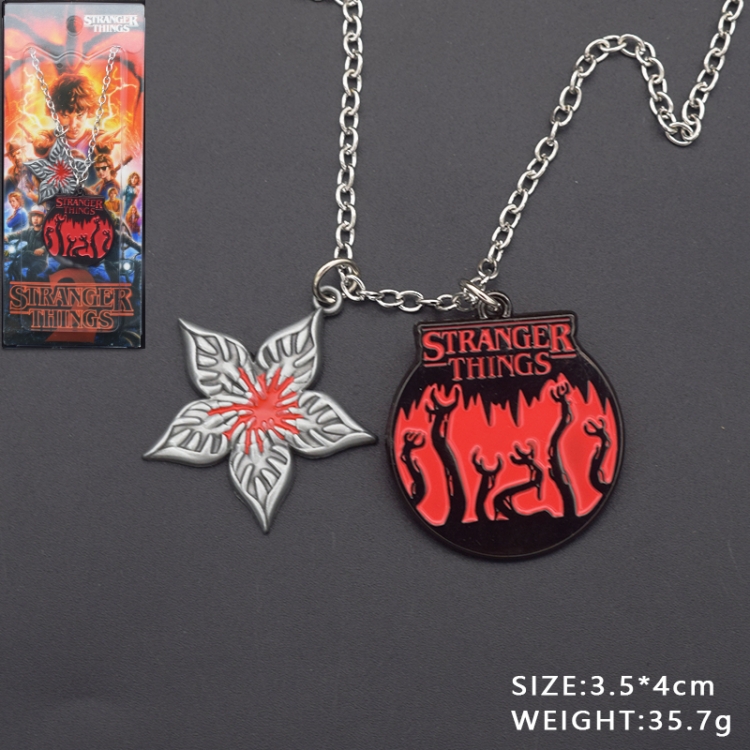 Stranger Things Animation cartoon metal necklace pendant