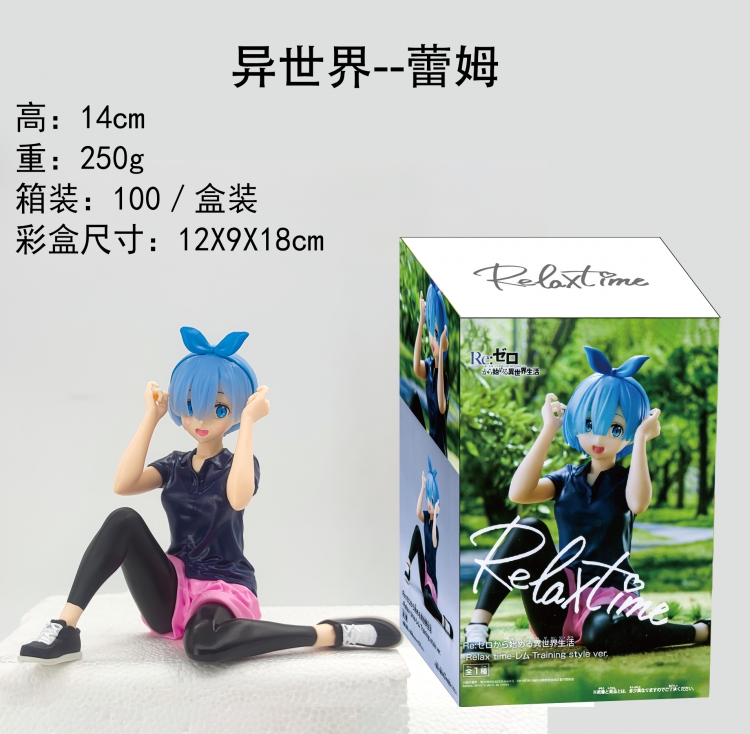 Re:Zero kara Hajimeru Isekai Seikatsu Boxed Figure Decoration Model 13cm