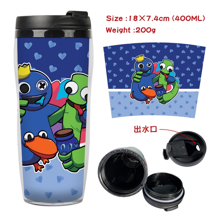 Rainbow friends Starbucks Leakproof Insulation cup Kettle 18X7.4CM 400ML