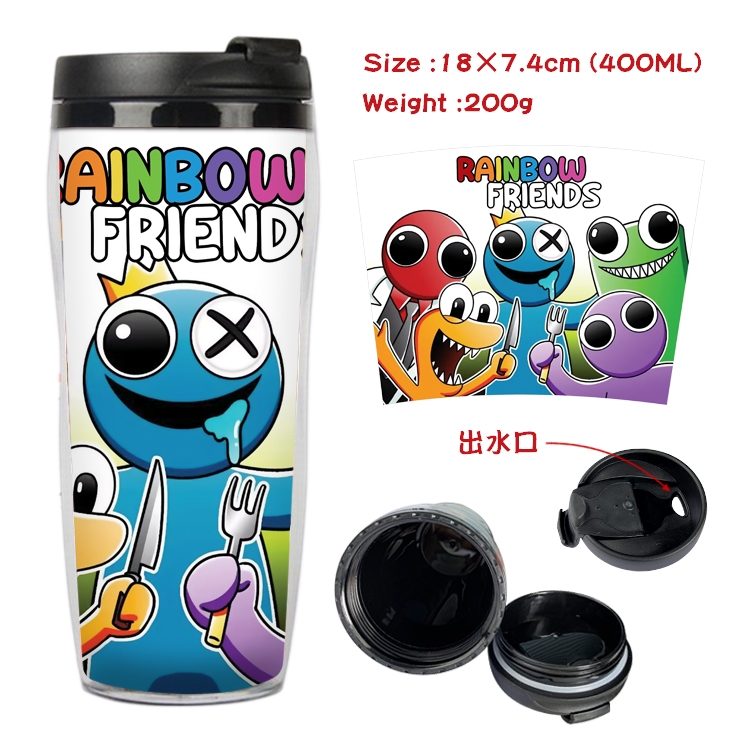 Rainbow friends Starbucks Leakproof Insulation cup Kettle 18X7.4CM 400ML