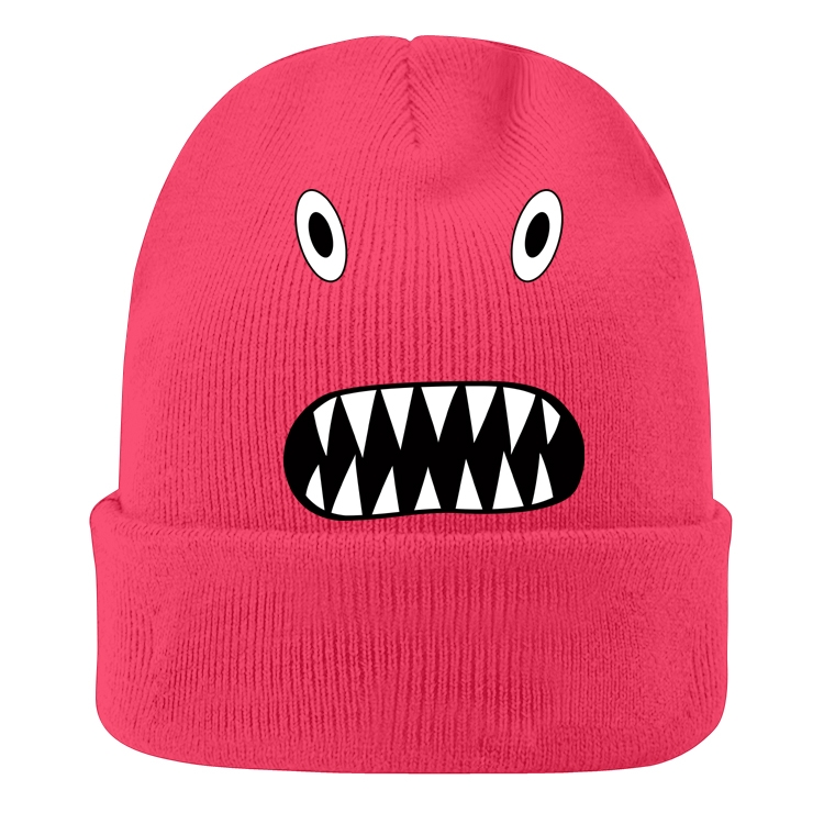 Rainbow friends Knitted hat around the game, wool hat, head circumference 40-80cm