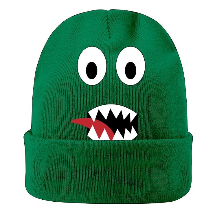 Rainbow friends Knitted hat around the game, wool hat, head circumference 40-80cm