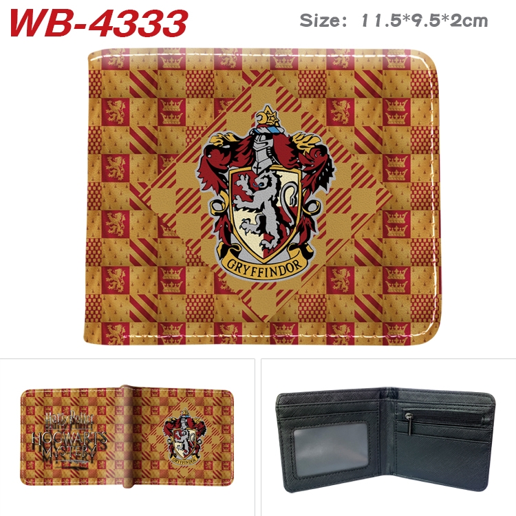 Harry Potter  Animation color PU leather folding wallet 11.5X9X2CM WB-4333A
