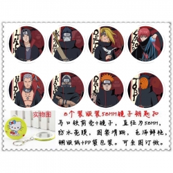 Naruto Anime round mirror keyc...