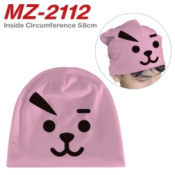 BTS flannel full color hat cos...