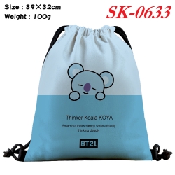 BTS Animation Waterproof Nylon...