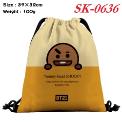 BTS Animation Waterproof Nylon...