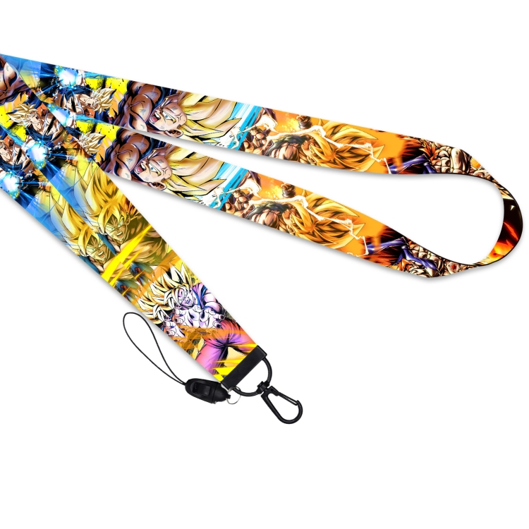 DRAGON BALL Black buckle long mobile phone lanyard 45cm price for 10 pcs