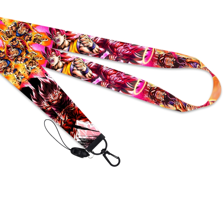 DRAGON BALL Black buckle long mobile phone lanyard 45cm price for 10 pcs