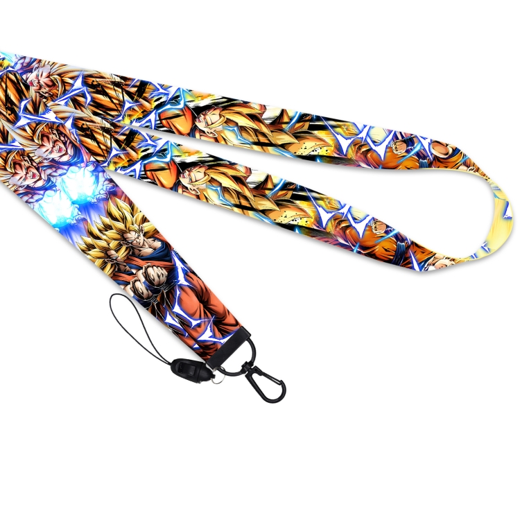 DRAGON BALL Black buckle long mobile phone lanyard 45cm price for 10 pcs