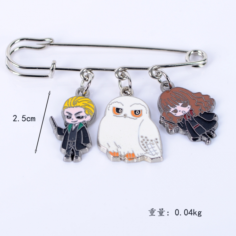 Harry Potter Anime metal brooch bag accessories pants waist clip price for 5 pcs