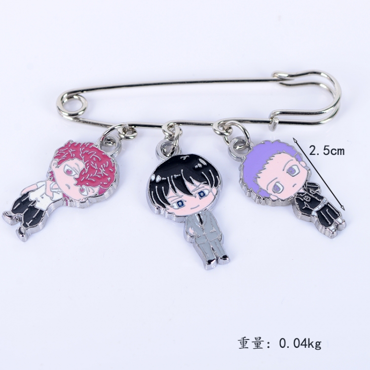 Tokyo Revengers Anime metal brooch bag accessories pants waist clip price for 5 pcs