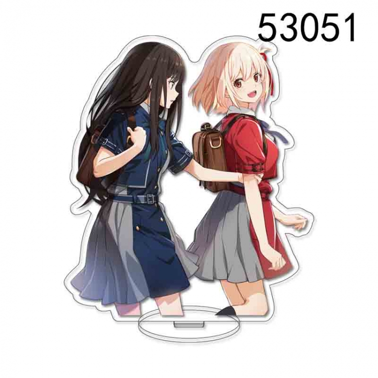 Lycoris Recoil  Anime characters acrylic Standing Plates Keychain 15CM 53051