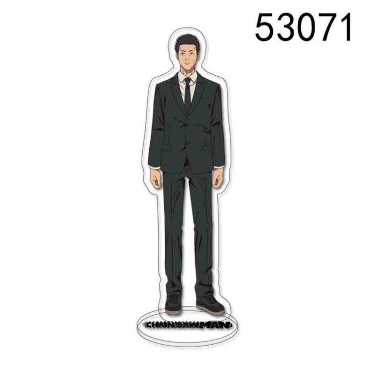 Chainsaw man Anime characters acrylic Standing Plates Keychain 15CM 53071