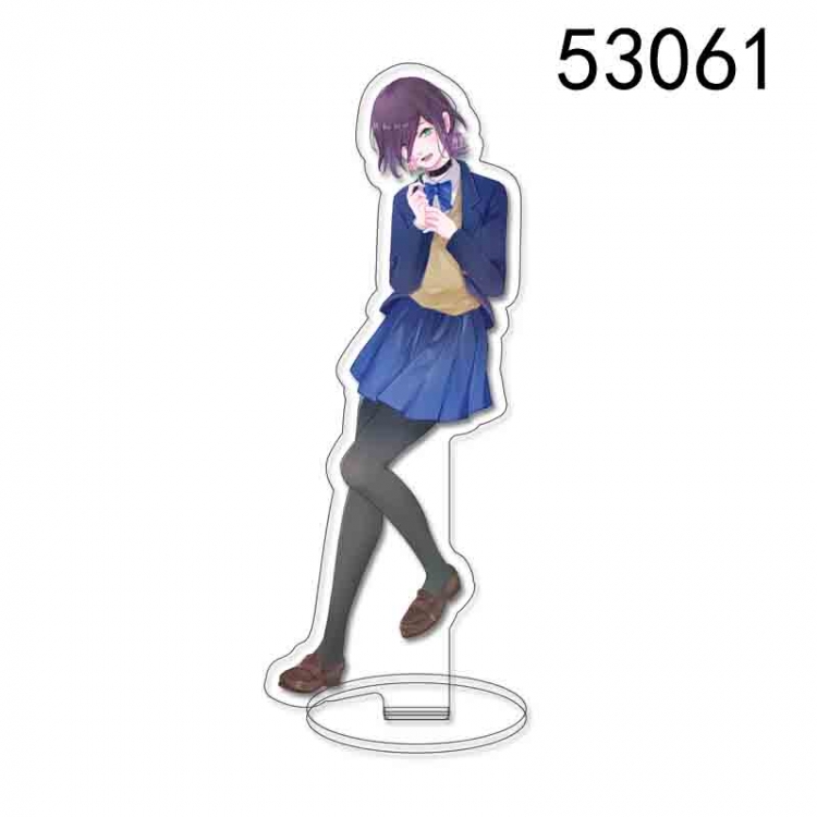 Chainsaw man Anime characters acrylic Standing Plates Keychain 15CM 53061