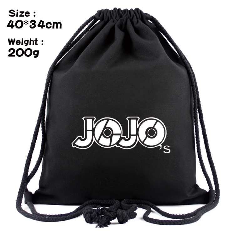 JoJos Bizarre Adventure Anime Coloring Book Drawstring Backpack 40X34cm 200g