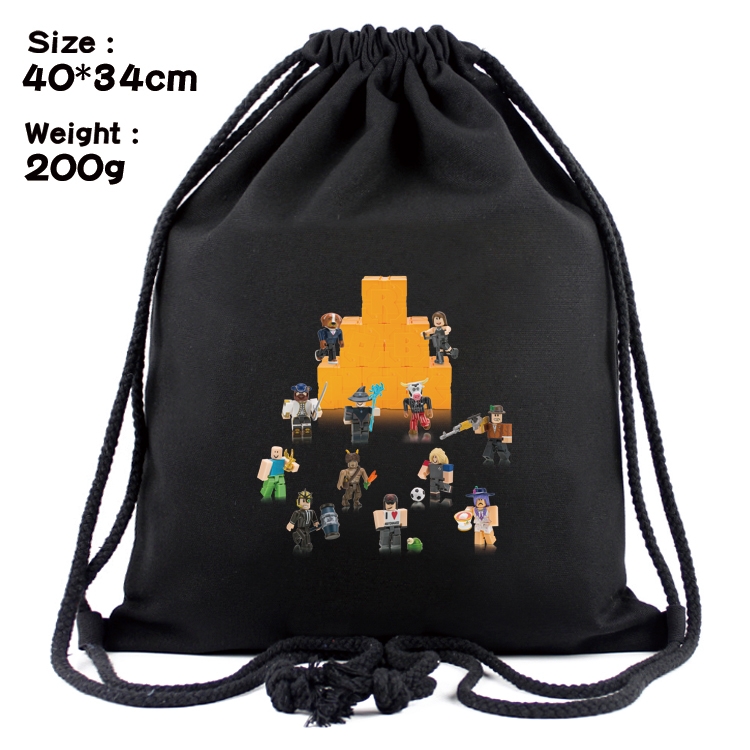 ROBLOX Anime Coloring Book Drawstring Backpack 40X34cm 200g