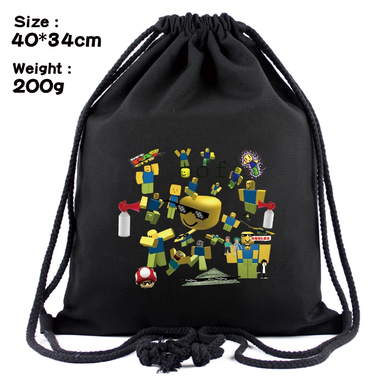 ROBLOX Anime Coloring Book Drawstring Backpack 40X34cm 200g