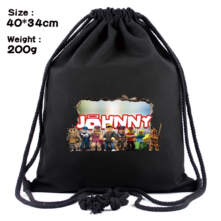 ROBLOX Anime Coloring Book Drawstring Backpack 40X34cm 200g