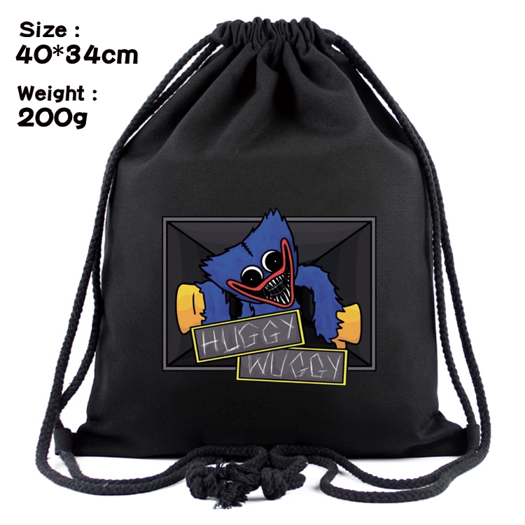 poppy playtime Anime Coloring Book Drawstring Backpack 40X34cm 200g