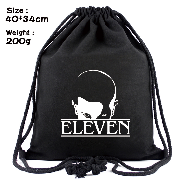 Stranger Things Anime Coloring Book Drawstring Backpack 40X34cm 200g