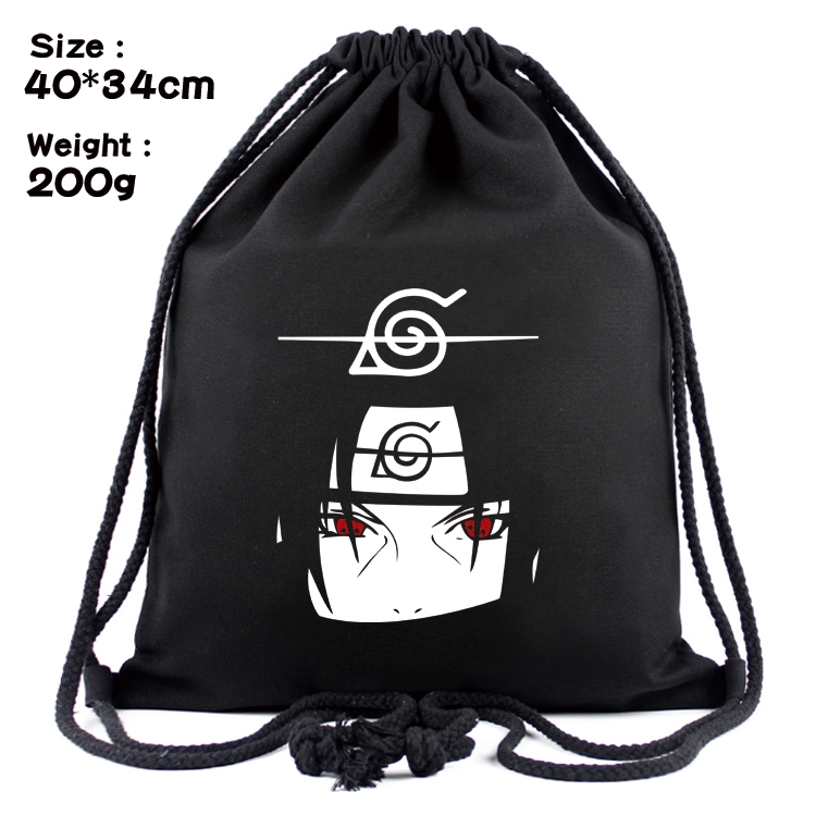 Naruto Anime Coloring Book Drawstring Backpack 40X34cm 200g